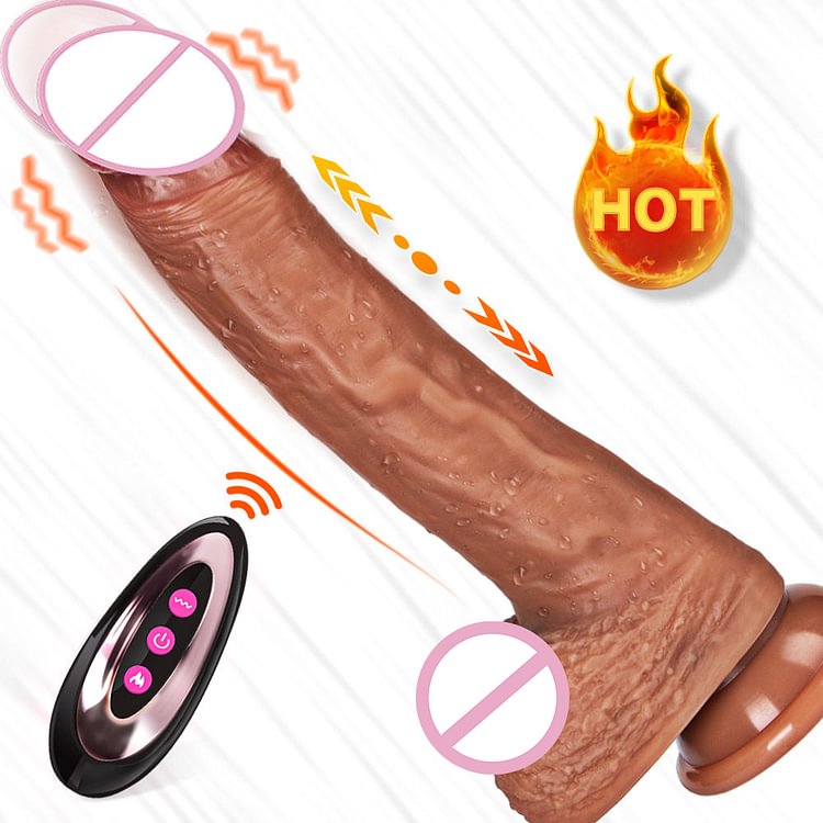 8.7 Inch Silicone Lifelike Dildo Vibrator Sex Toy G Spot And Anal Toy