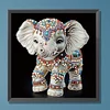Elefant - speziell geformte Diamantmalerei - 30 * 30cm