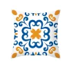 Blue Floral Plush Home Living Creative Sofa Cushion Pillow Cover