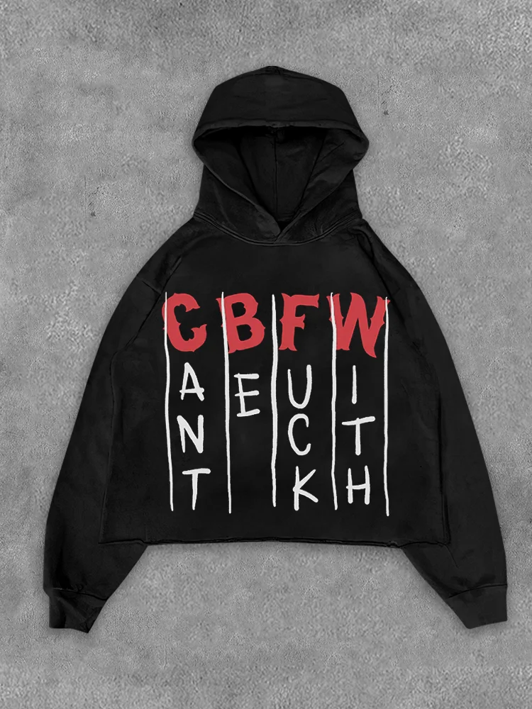 Cbfw Hooded Sweatshirt Without Hem