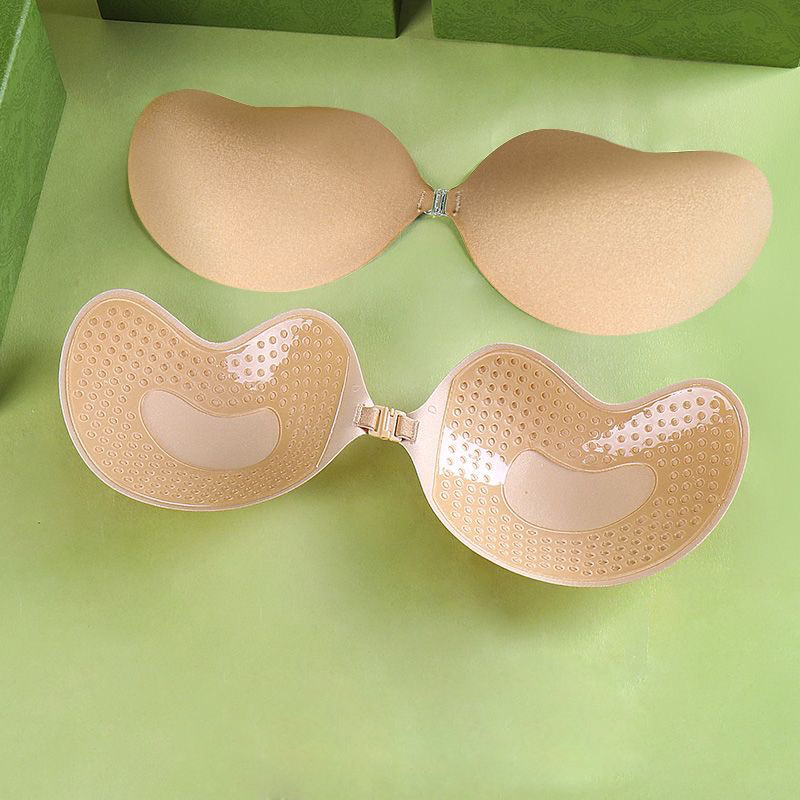 Aiyuzuo 1/2pcs Invisible Strapless Adhesive Stick Bra Push Up Bras Women Lingerie Seamless Silicone Nipple Covers Bralette Underwear