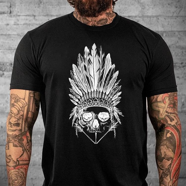 Retro mens casual T-shirt