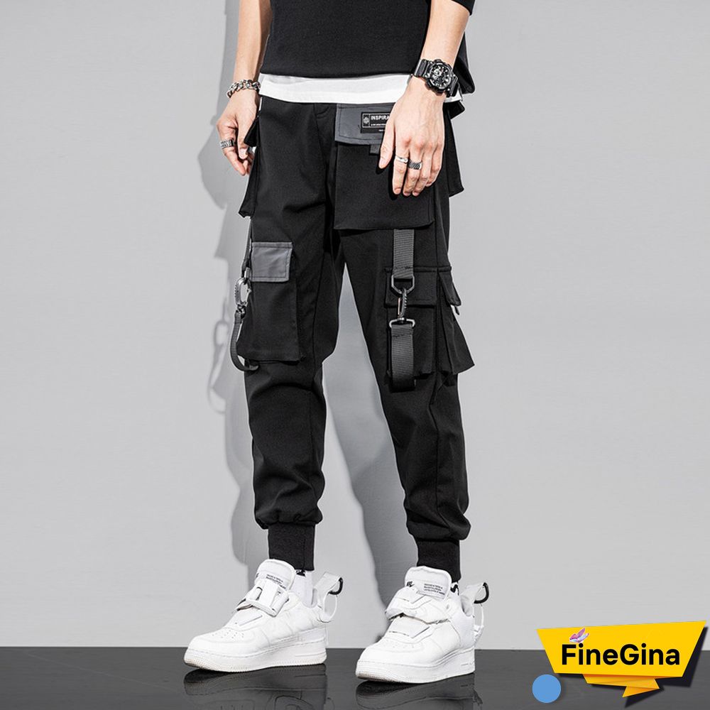 Techwear Streetwear Strapped Jogger