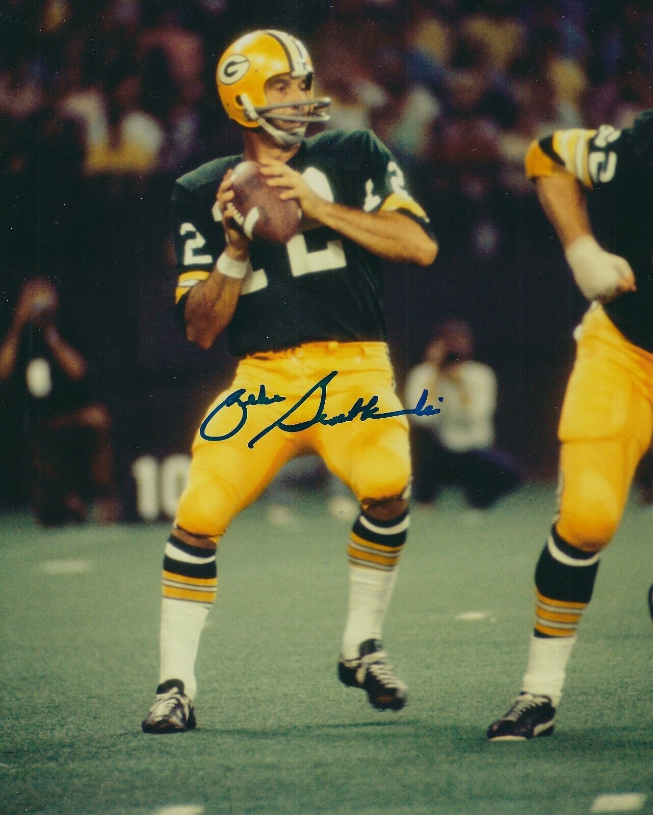 Autographed ZEKE BRATKOWSKI Green Bay Packers 8x10 Photo Poster painting w/COA