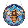 Suncatcher Bee Diamond Painting Hanging Pendants for Kid Adults DIY Craft