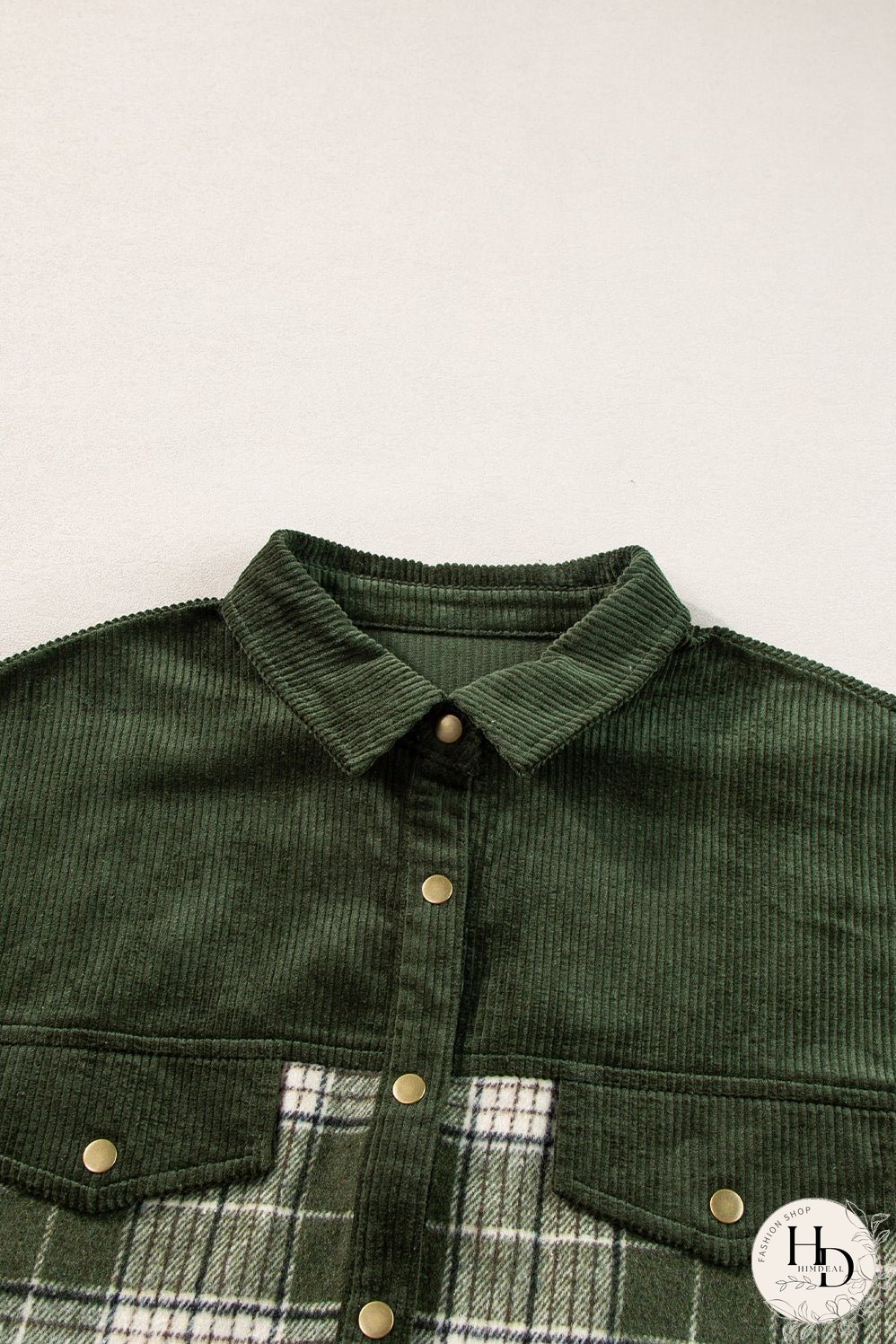 Plaid Zip-Up Hooded Coat with Pockets