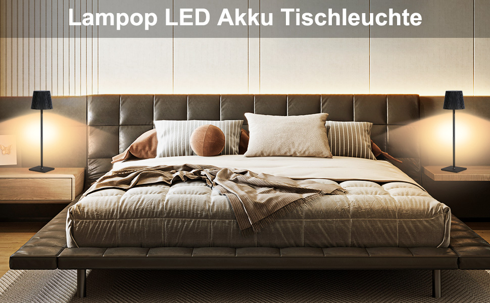  LED Akku Tischleuchte