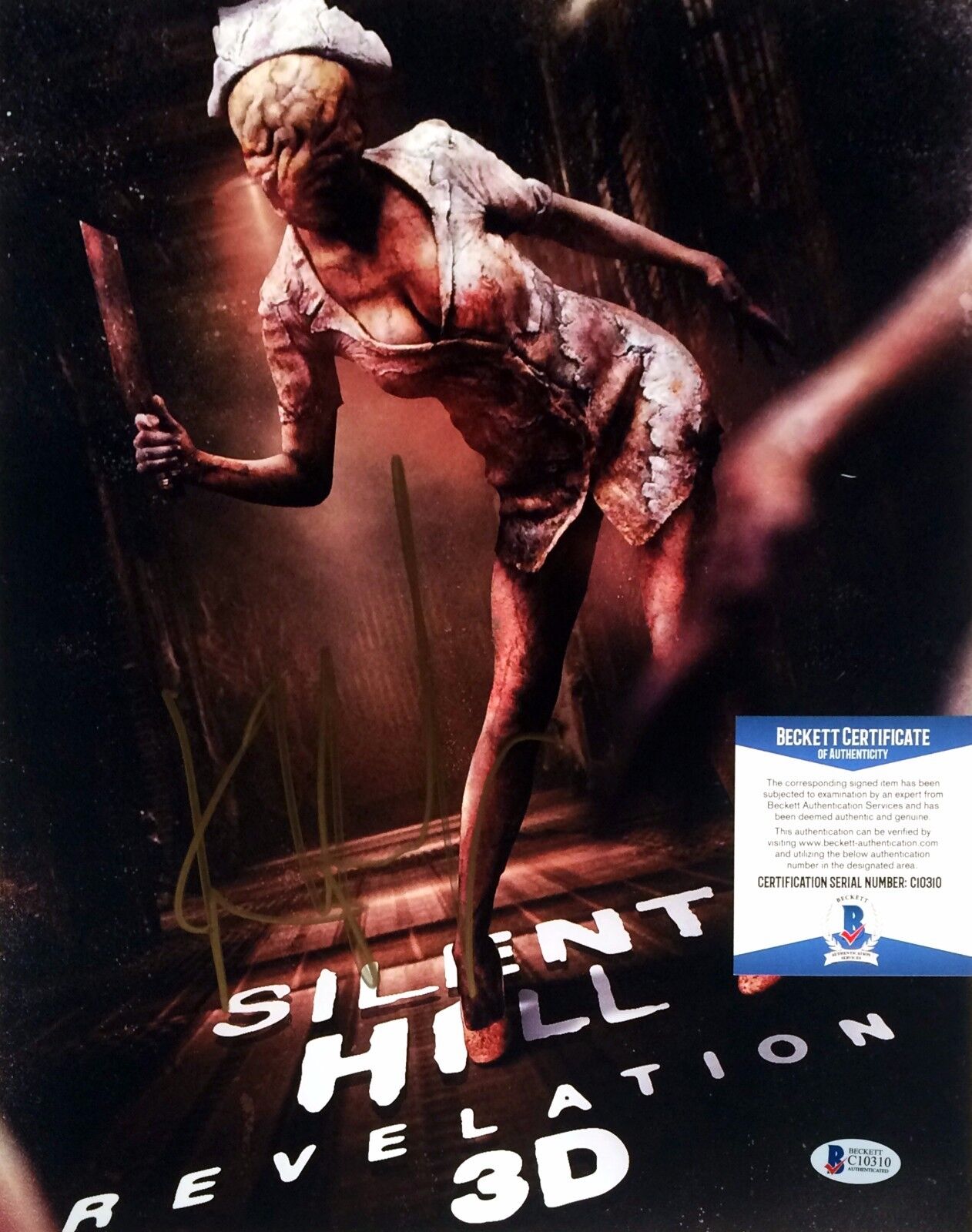 Kit Harington Silent Hill Revelation Signed Autographed 11x14 Photo Poster painting BAS C10310