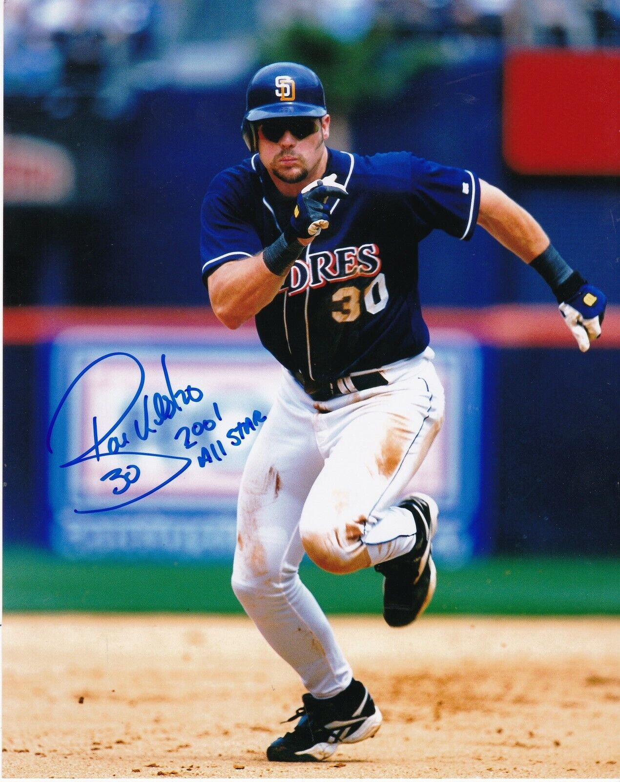 RYAN KLESKO SAN DIEGO PADRES 2001 ALL STAR ACTION SIGNED 8x10