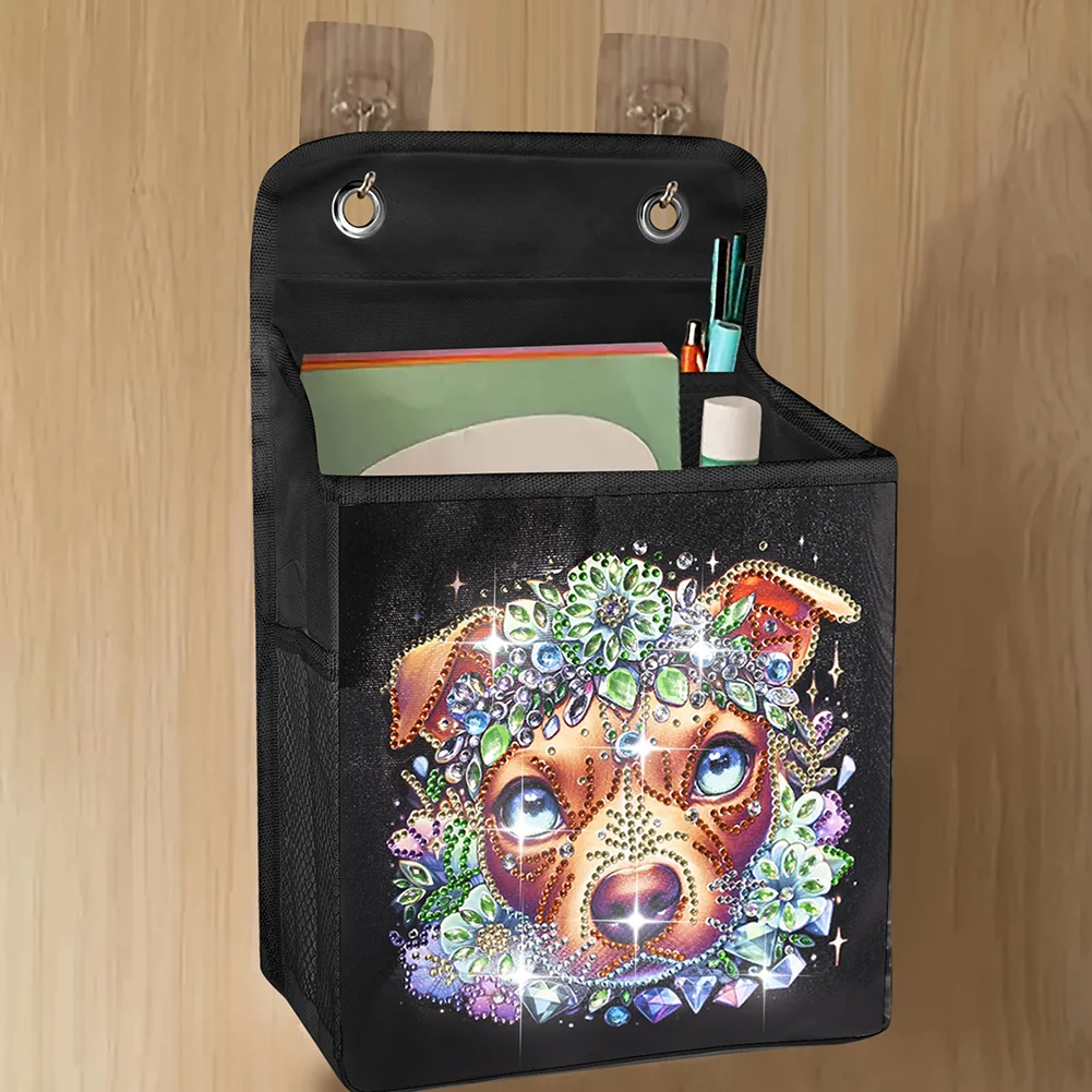 DIY Dog Diamond Painting Storage Bag Diamond Art Sundries Holder Bag