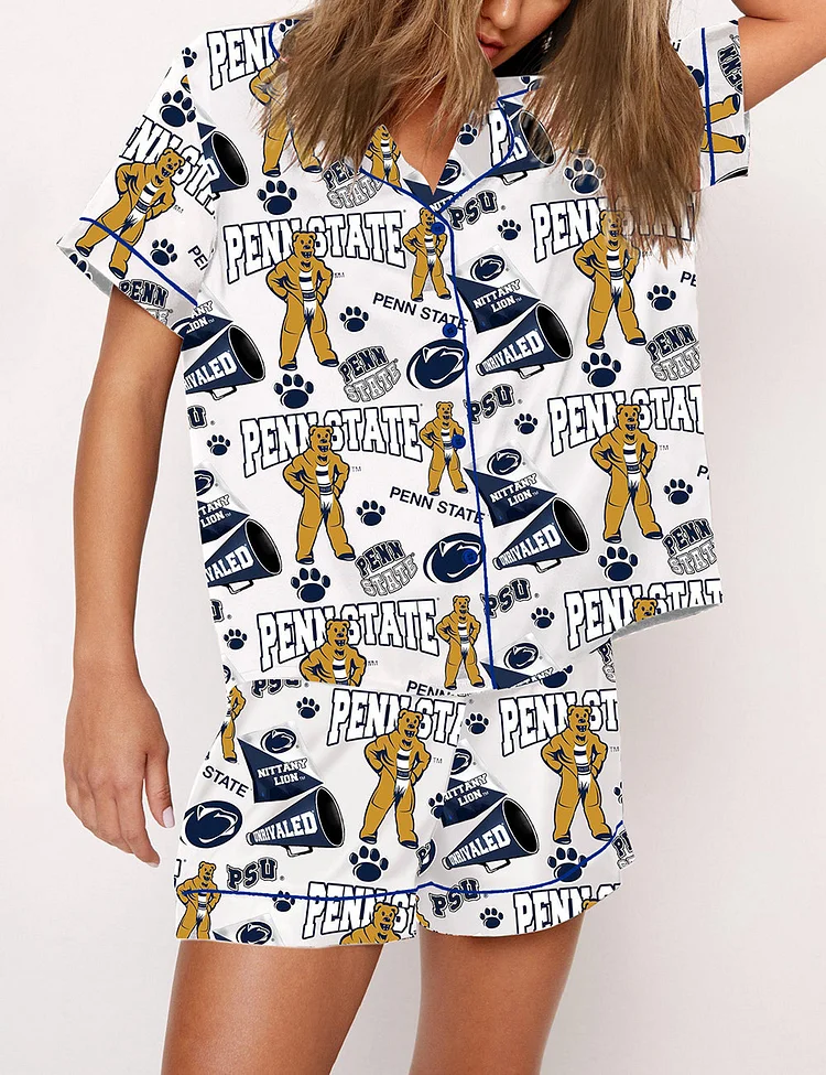 Women's Penn State University Nittany Lions Football Pajama Set