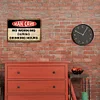 Warning  - Vintage Metal Signs(12*16Inch) - Warning