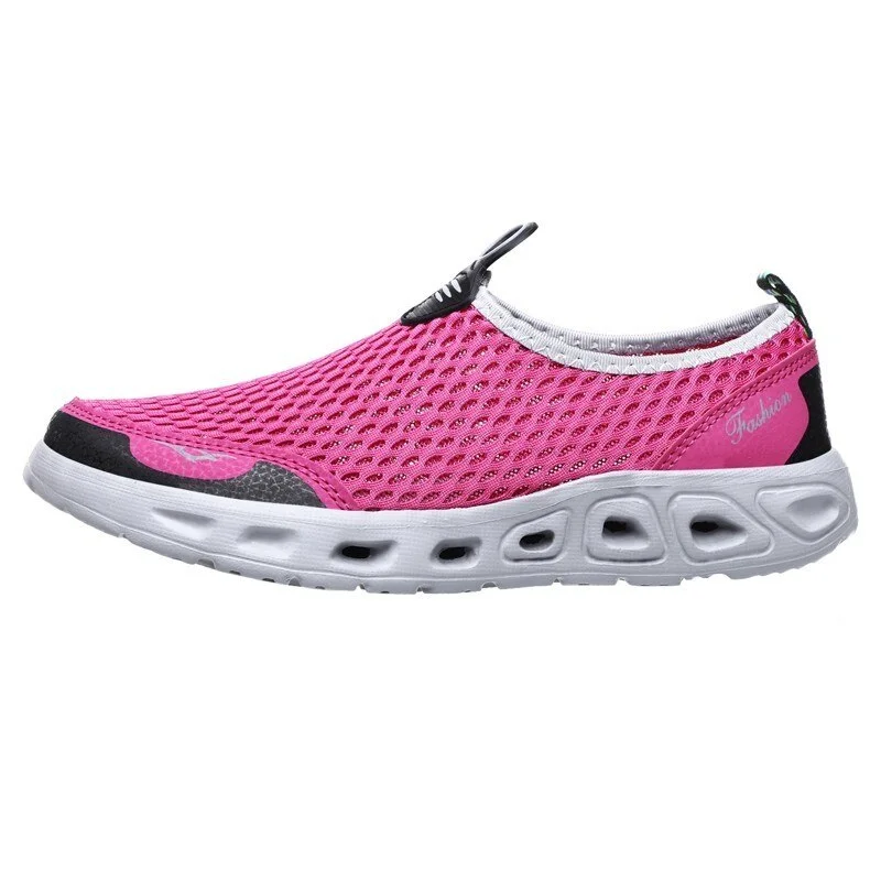 Summer Aqua Shoes For Men Women Outdoor Beach Water Shoe Breathable Fishing Wading Upstream Shoes Non-slip Plus Size Sneakers