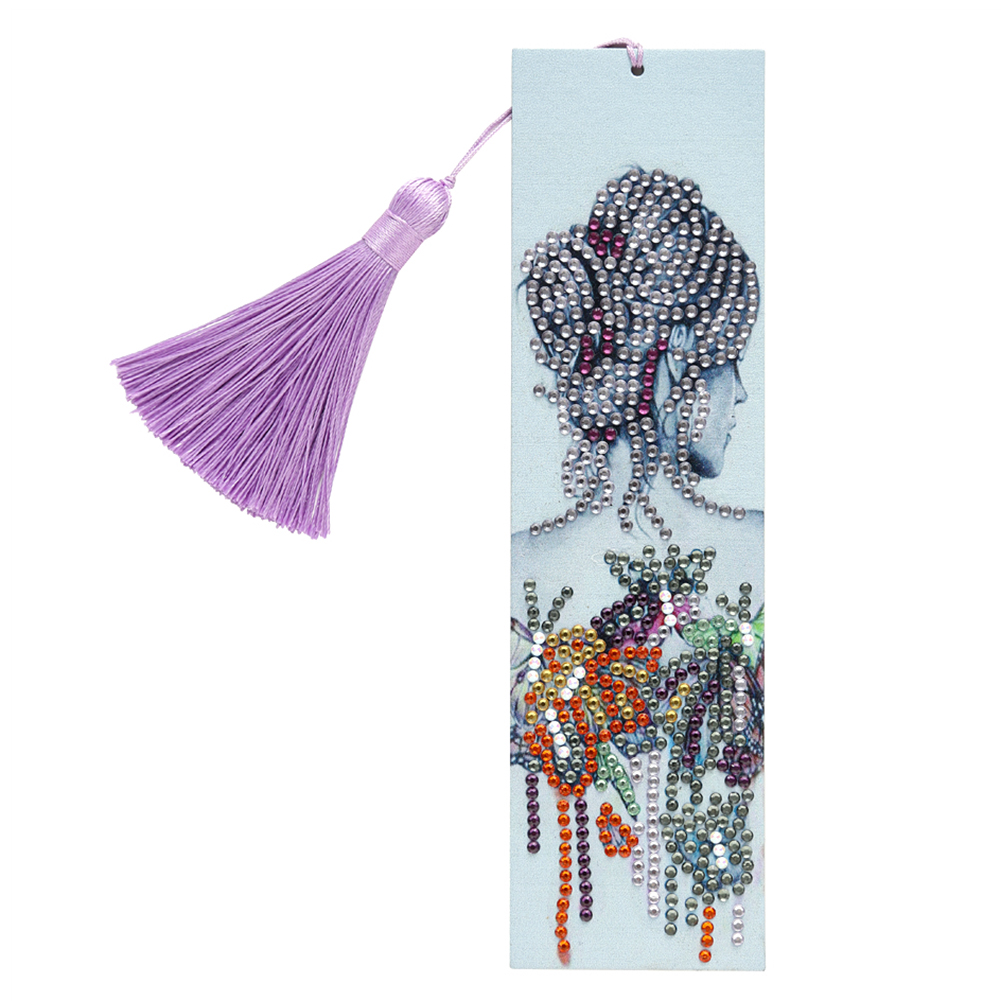 

Diamond Painting Bookmark - Special Shaped Diamond - Beauty, 501 Original