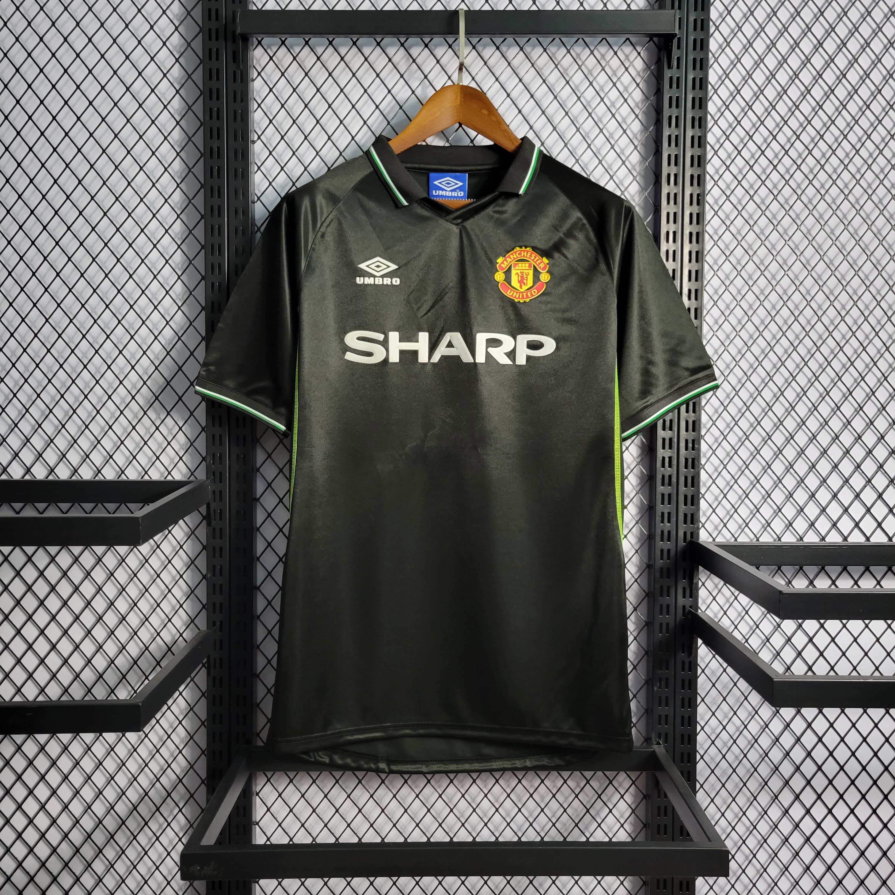 1998-1999 Retro Manchester United Third Away Football Shirt 1:1 Thai Quality- Maxi Kit