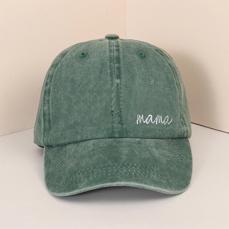 Unisex Basic Minimalist Letter Embroidery Curved Eaves Baseball Cap