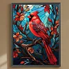 Diamond Painting-DIY Full Round Drill Stained Glass Bird