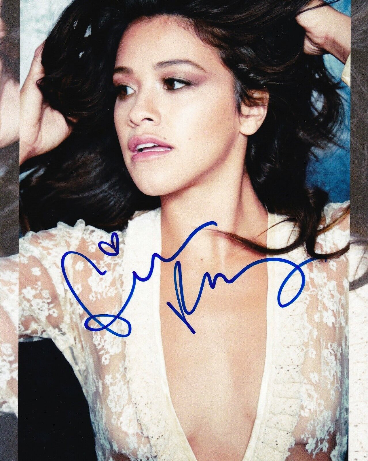 Gina Rodriguez REAL hand SIGNED 8x10 Photo Poster painting #1 COA Autographed Jane the Virgin