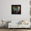 uk.everydayedeals Diamond Painting - Round AB Drills - Blue Butterfly Love(45*45cm)