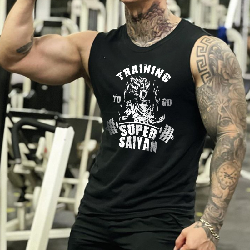 Men's DB Animation Printed Fitness Tank Top