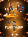 Lighdramon & Davis Motomiya & V-mon & Fladramon & Lifting Egg Davis Motomiya - Digimon Resin Statue - DMX Studios