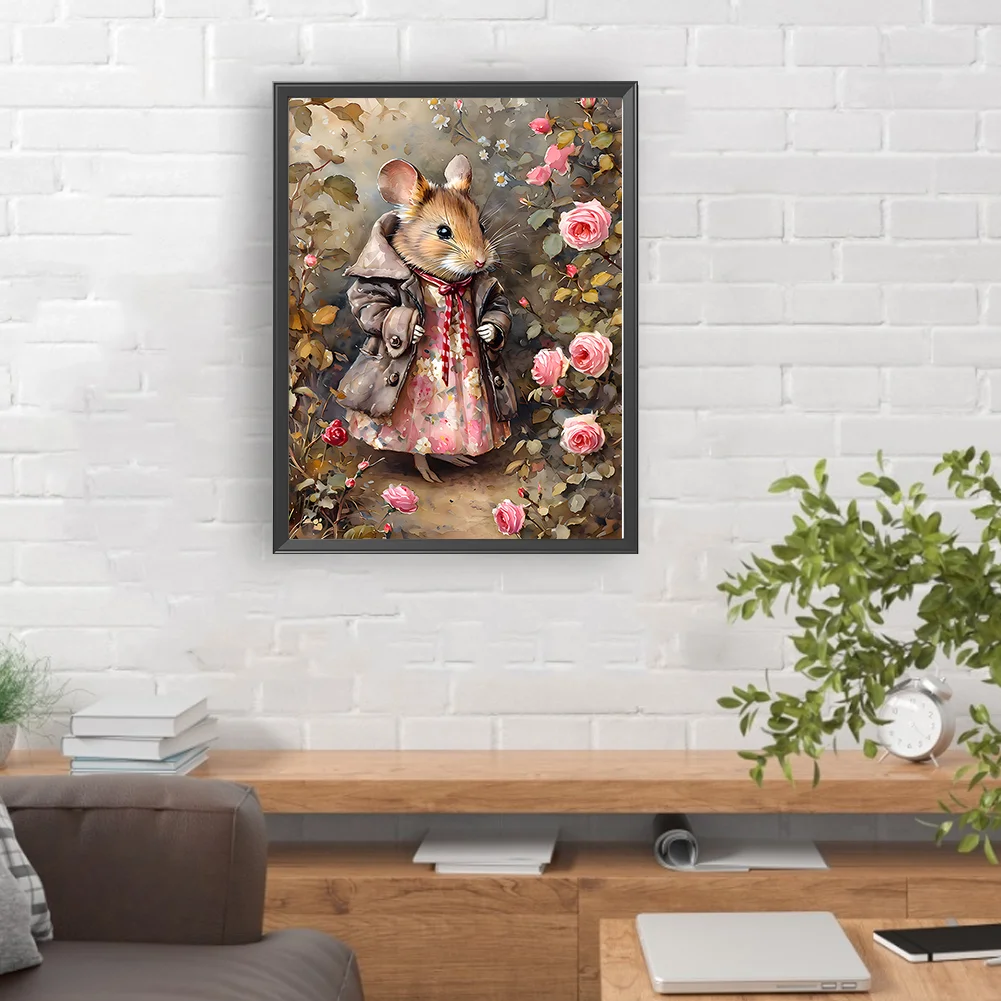 Diamond Painting - Full Round Drill - Rat(Canvas|30*40cm)