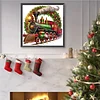 (40*40cm)Christmas Train - Full Round Drill Diamond Painting