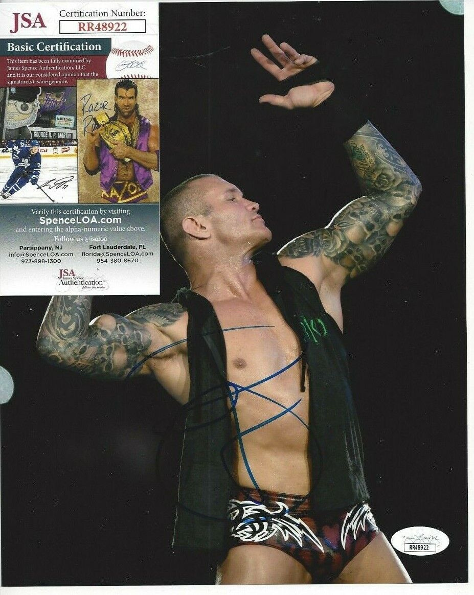 Randy Orton Autographed 8x10 WWE Viper Legend Killer JSAC443