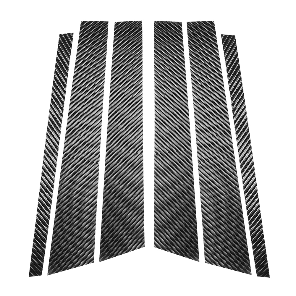 

Carbon Fiber Car Window B-Pillar Decorative Stickers for BMW E84 X1 11-15, 501 Original