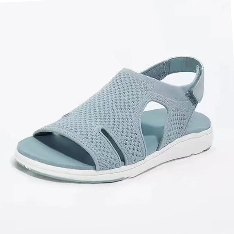 2021 Women Sandals Soft Stitching Ladies Sandals Comfortable Flat Sandals Women Open Toe Beach Shoes Woman Footwear Plus Size