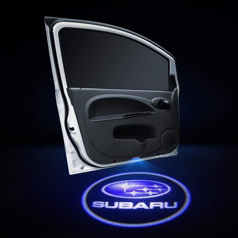 2x LED Door Step Welcome Courtesy Ghost Shadow Light for Subaru Forester Legacy voiturehub dxncar