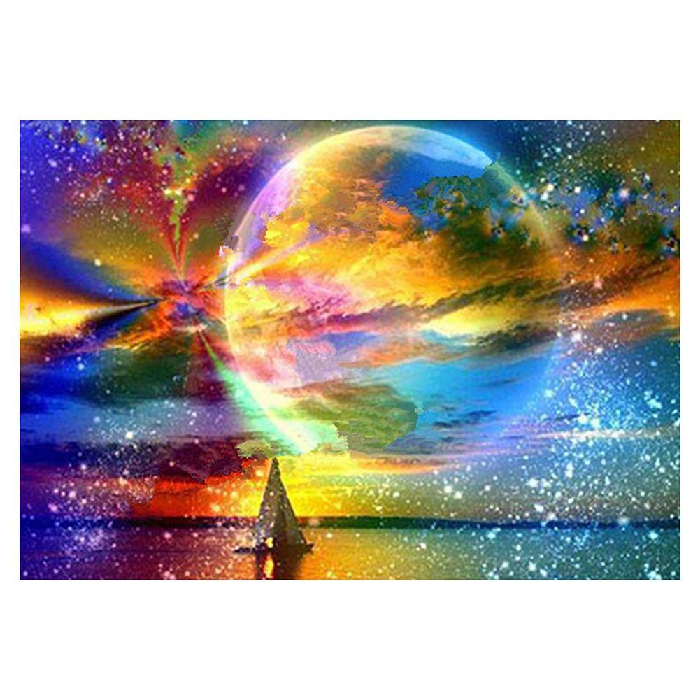 

30*40CM Round Drill Diamond Painting-Dreamy Sea, 501 Original