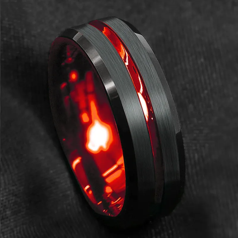 'Love in Red' Rings