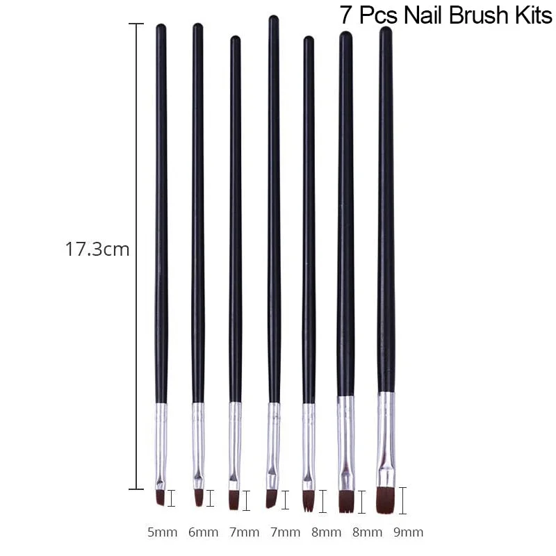 3/5/7/10PCS Multi-Styles Nail Wood Sticks Nail Dotting Pen Nail Brush Kits Nail Art Rhinestones Gems Picking Pen Nail Art Tools-Nail Inspo