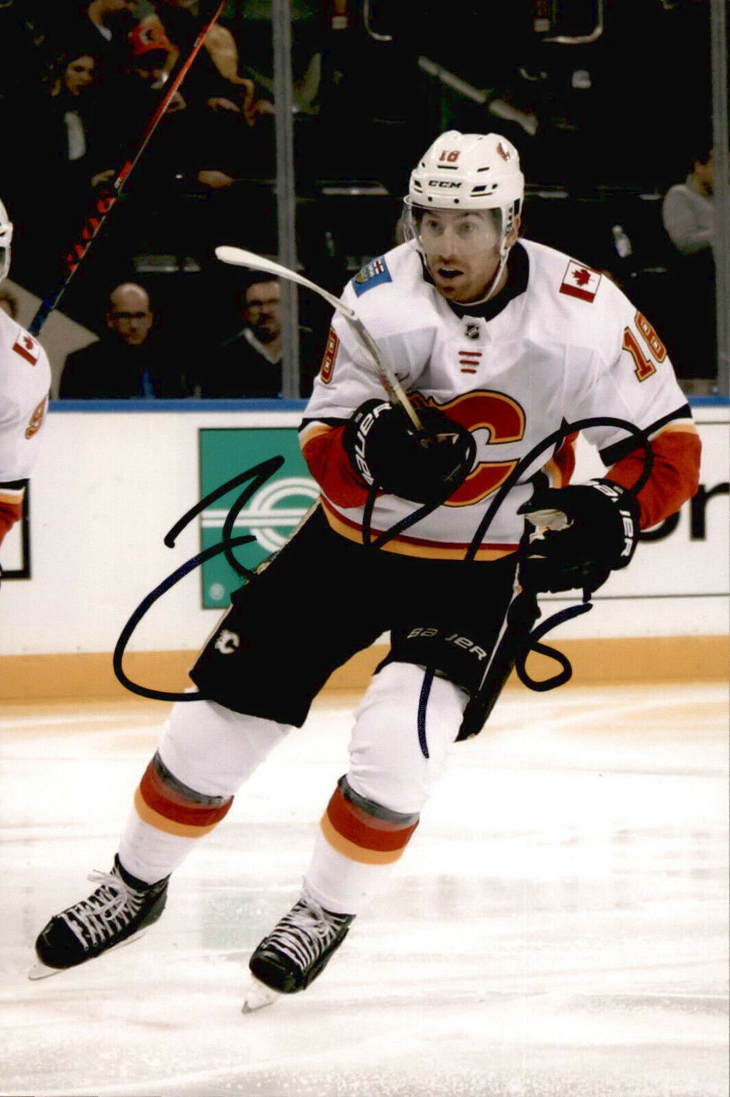 James Neal SIGNED autographed 4x6 Photo Poster painting CALGARY FLAMES #3