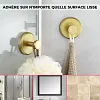 Crochet m&eacute;tallique adh&eacute;sif &eacute;tanche pour peignoir et serviette de bain