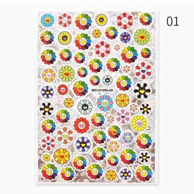 Nail Art Dragon Decals Stickers Red Black Dragons Design Self Adhesive 3D Nail Sticker Acrylic Manicure Tips Decorations-Nail Inspo