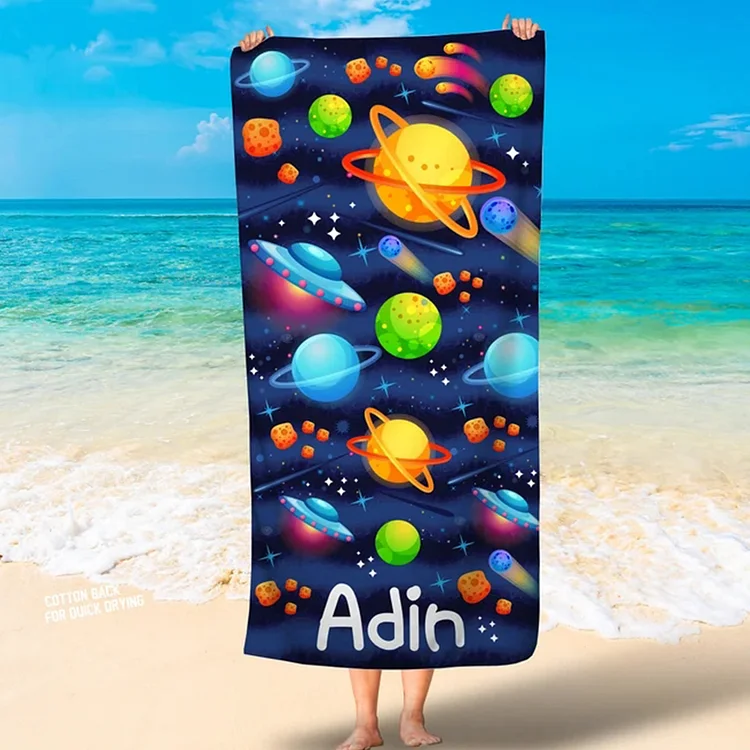 BlanketCute-Personalized Bath Towel with Your Name | 32