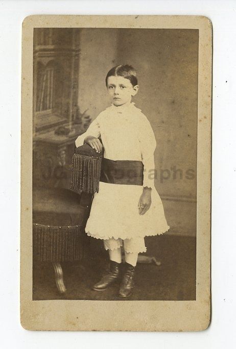 19th Century Children - 19th Century Carte-de-visite Photo Poster paintinggraph - Trenton, NJ