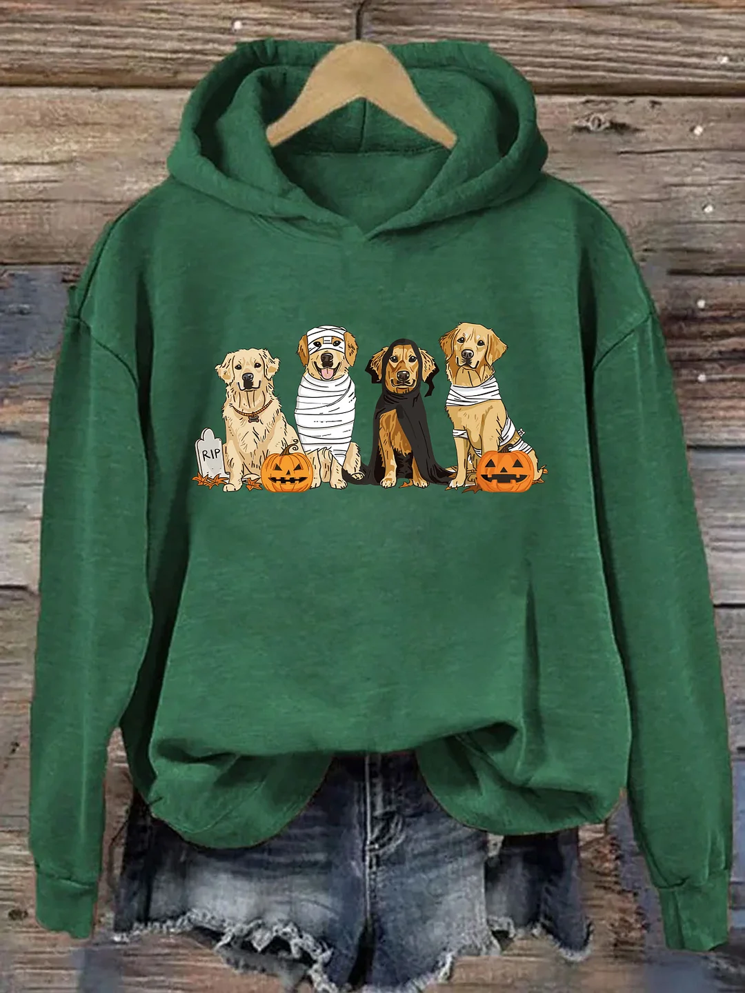 Golden Retriever Ghost Dogs Hoodie