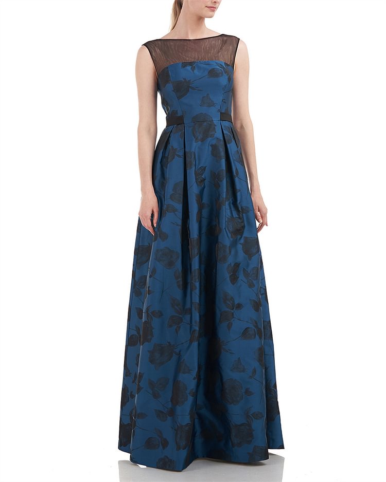 Women's Sleeveless Print Dress