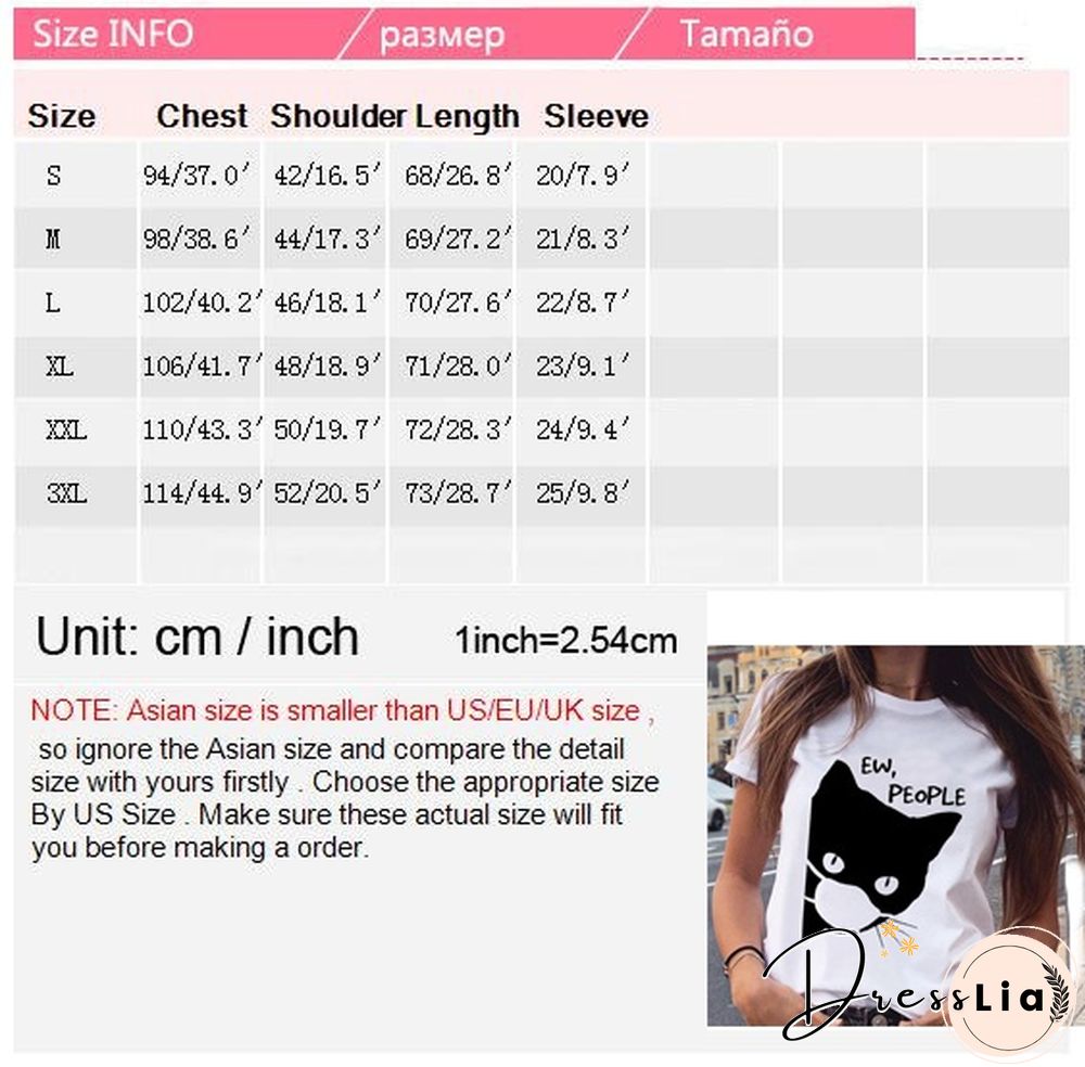 Women Graphic Cat Funny Face Animal Fashion Short Sleeve Spring Summer Cartoon Print Female Clothes Tops Tees Tshirt T-Shirt