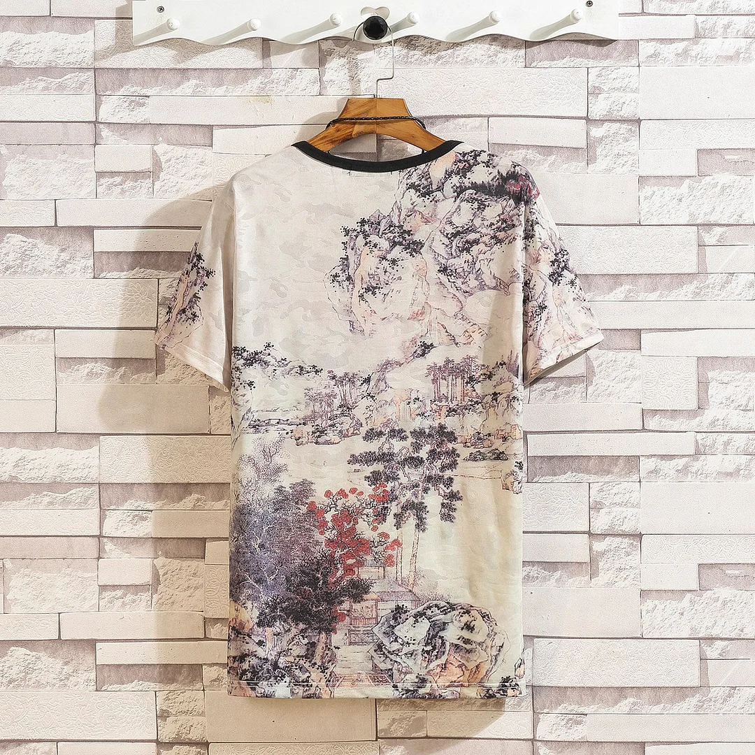 Short Sleeve T Shirt Men 2021 Summer High Quality Tshirt Top Tees 3D Print Brand Fashion Clothes  OveSized 5XL 6XL 7XL O NECK