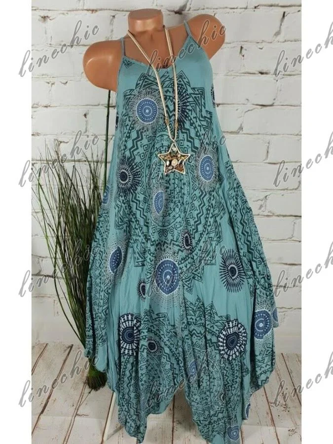 Women Half Sleeve V-neck Solid Color Dress