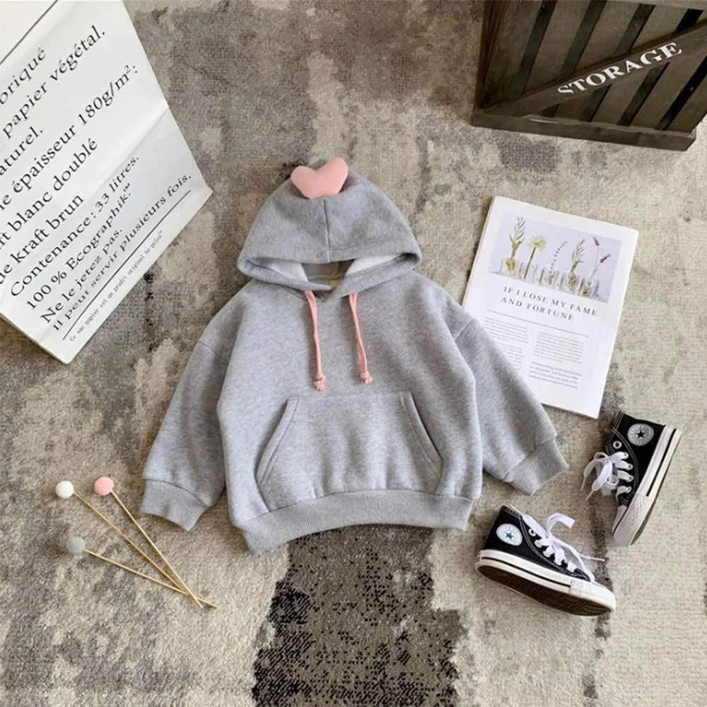 Mudkingdom Baby clothes Winter Sweatshirt Hooded Cartoon Fleece Lined Tops Clothes