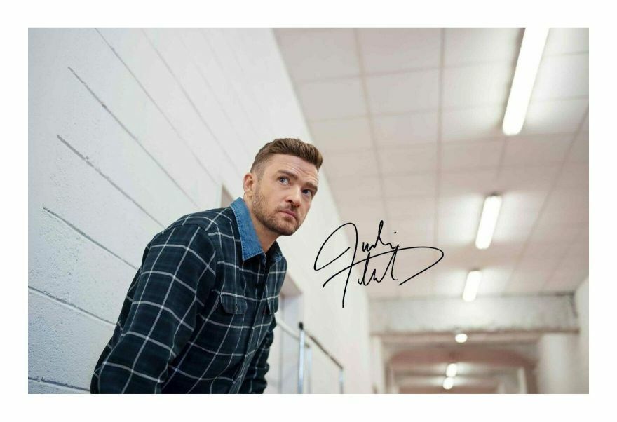 JUSTIN TIMBERLAKE AUTOGRAPH SIGNED PP Photo Poster painting POSTER