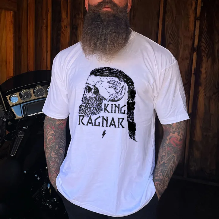 Livereid King Ragnar Printed Men's T-shirt - Livereid