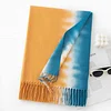 Gradient Colors Autumn Winter Women's Shawl Scarf