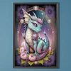 (40*60cm)Flower and Dragon - Full Round Drill Diamond Painting