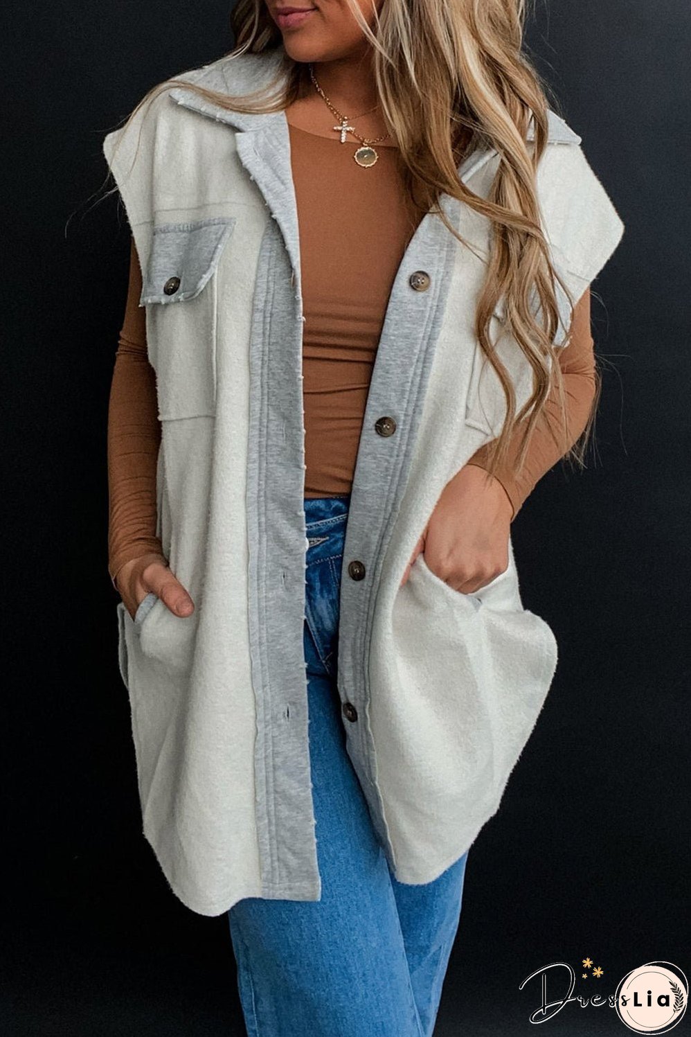 Cozy Denim Vest